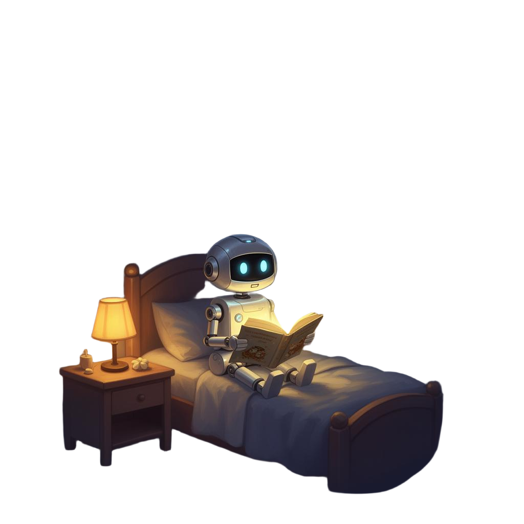 Robot PI kể chuyện trước giờ đi ngủ
